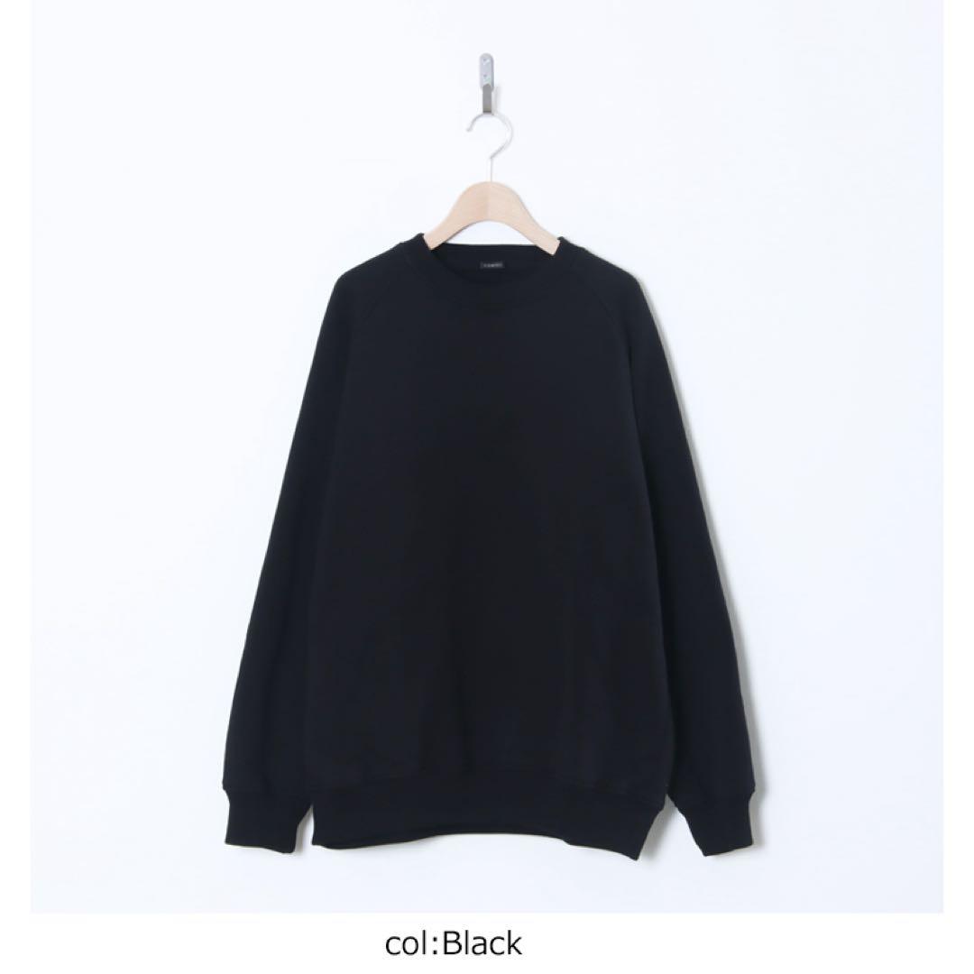 comoli 裏毛スウェットクルーネック サイズ4 新品