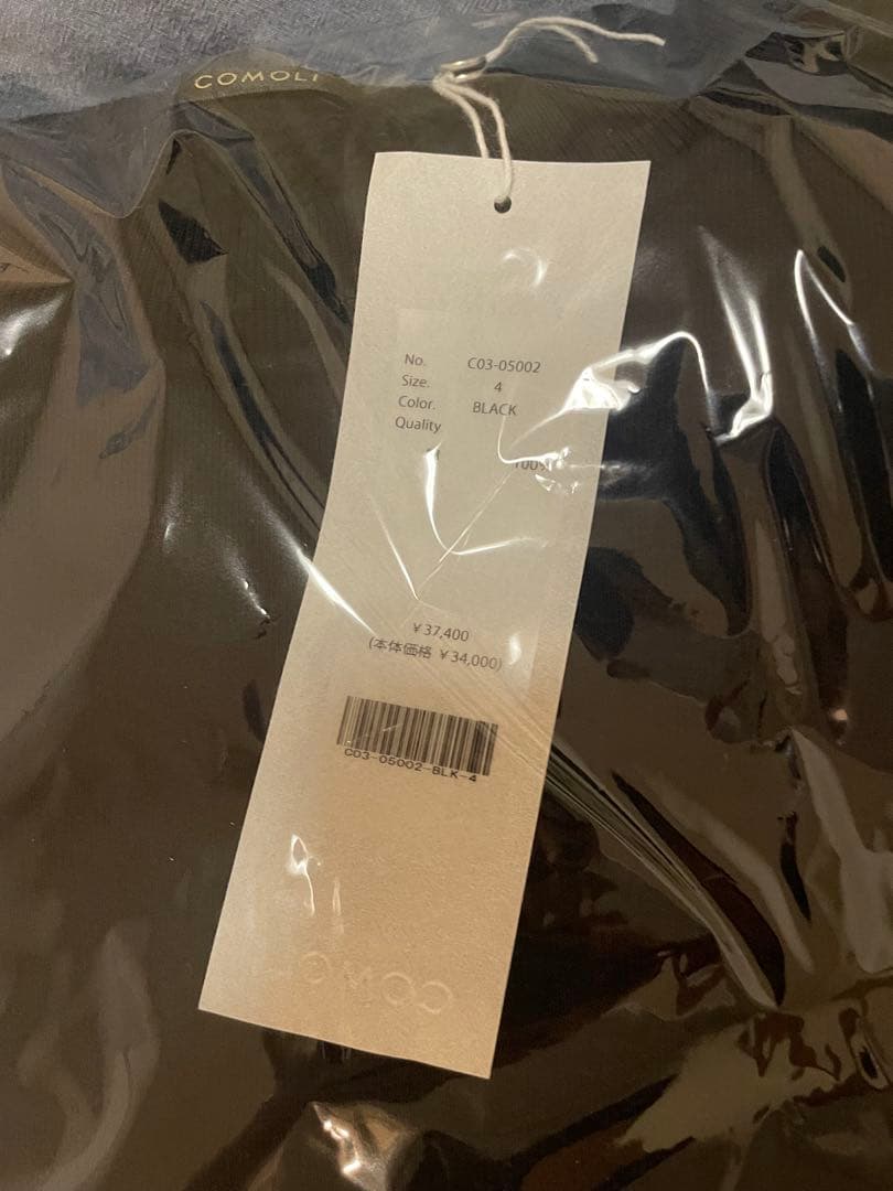 comoli 裏毛スウェットクルーネック サイズ4 新品