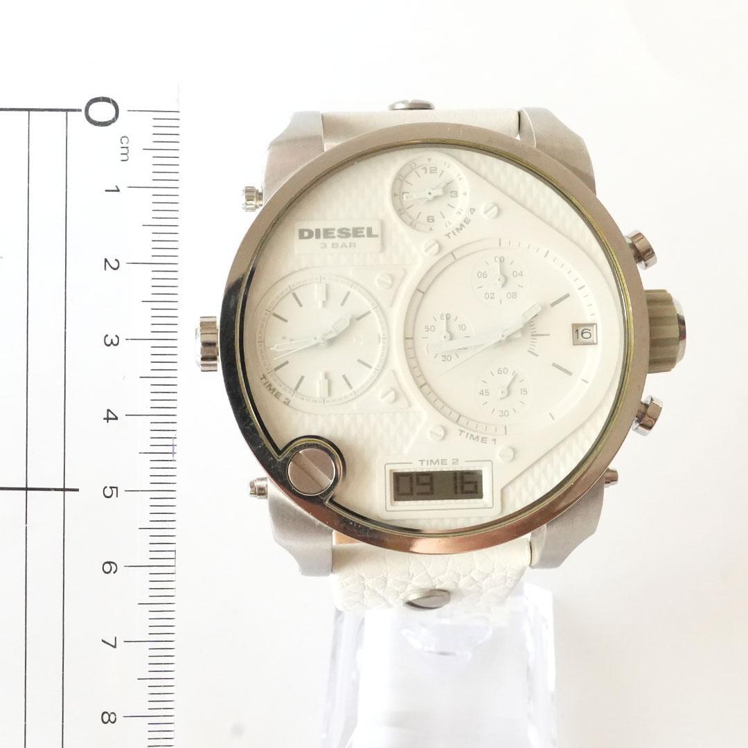 DIESEL ディーゼル DZ7194 シルバー 腕時計 TRIPLETIME