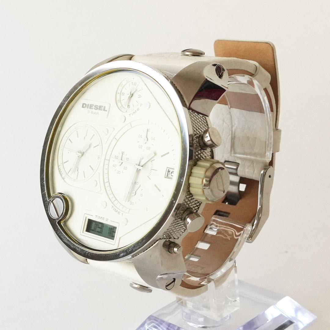 DIESEL ディーゼル DZ7194 シルバー 腕時計 TRIPLETIME