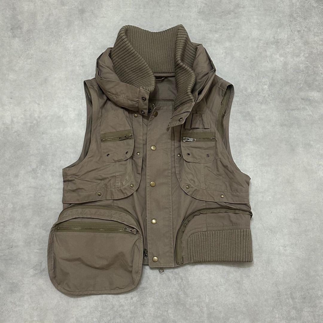 平成ギャルy2k　ファー付き　ミニタリージャケット　フェアリーグランジ　パーカー