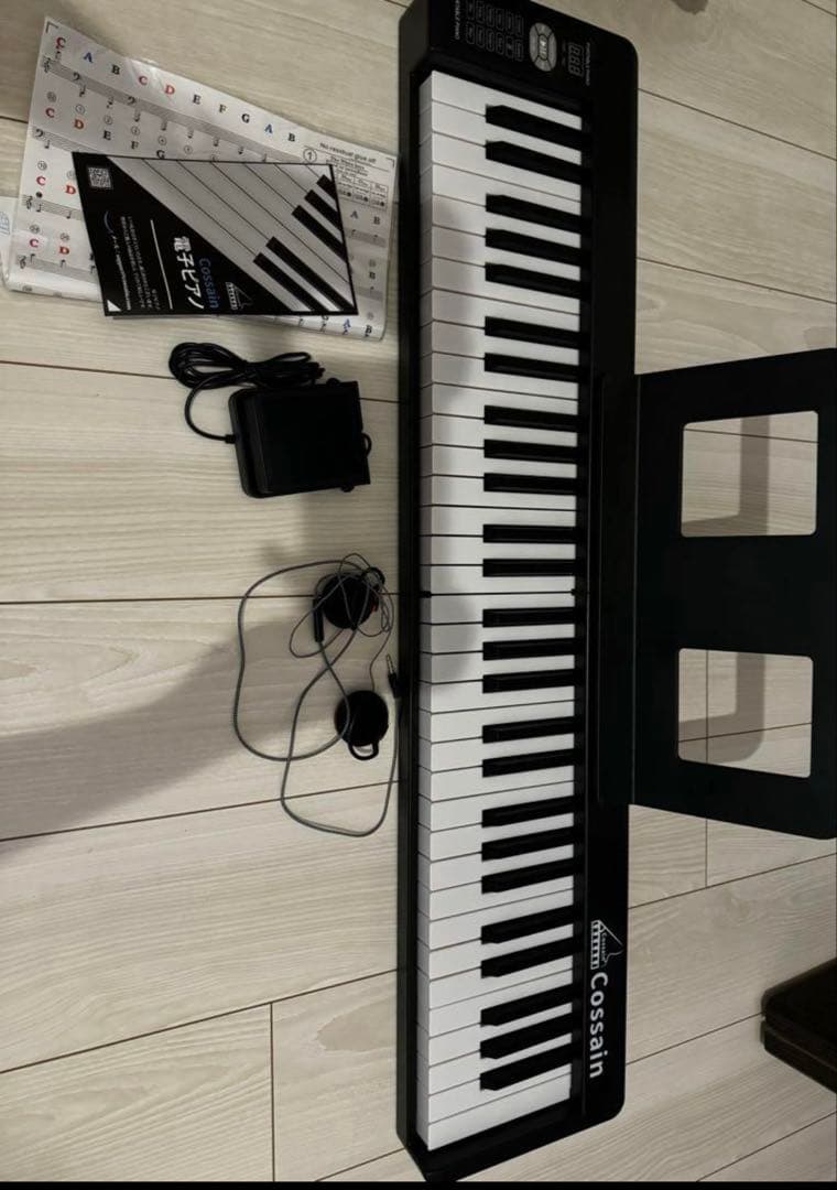 Cossain 61鍵盤電子ピアノ 本体とケース付き 初心者向け