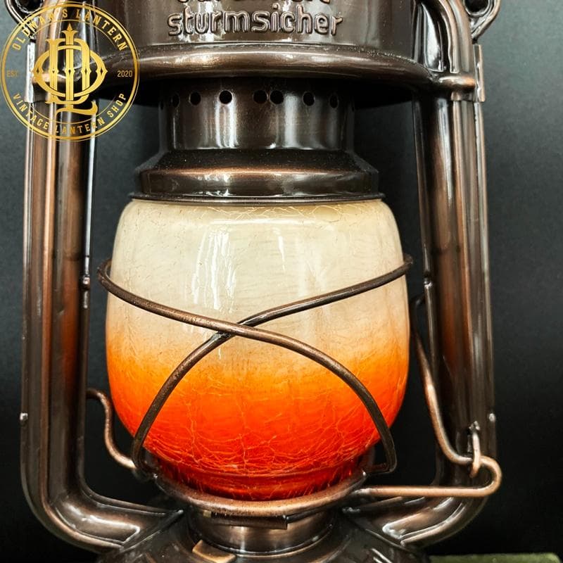 【白漆グラデ】漆 クラックグラス FEUERHAND DIETZ