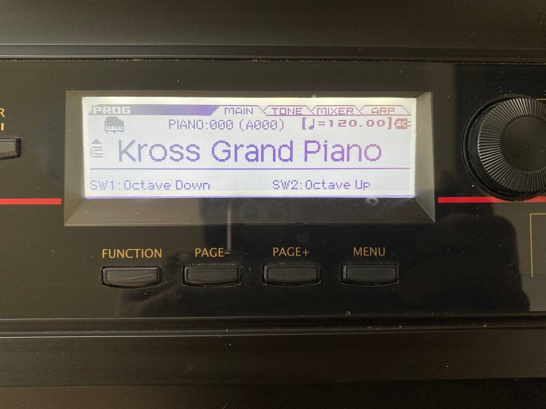 【動作良好・送料無料】KORG KROSS 88鍵Workstation