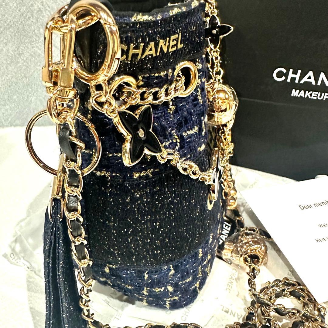 【非売品】希少 CHANELシャネル ノベルティ ブラックツイードバケットバッグ
