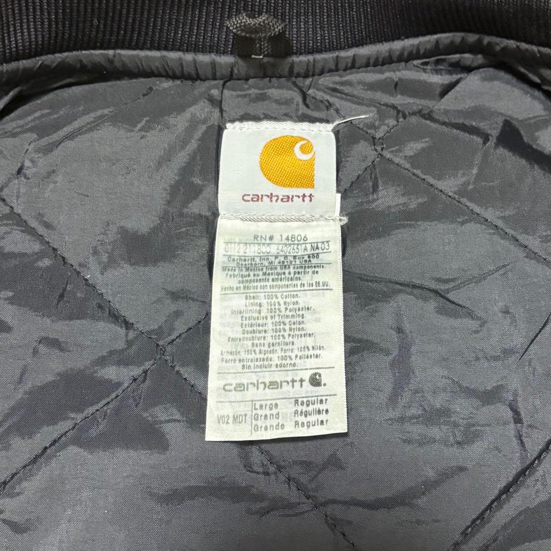 キ*る様 カーハート　ベスト　皮タグ　ミッドナイト　ネイビー　lサイズ