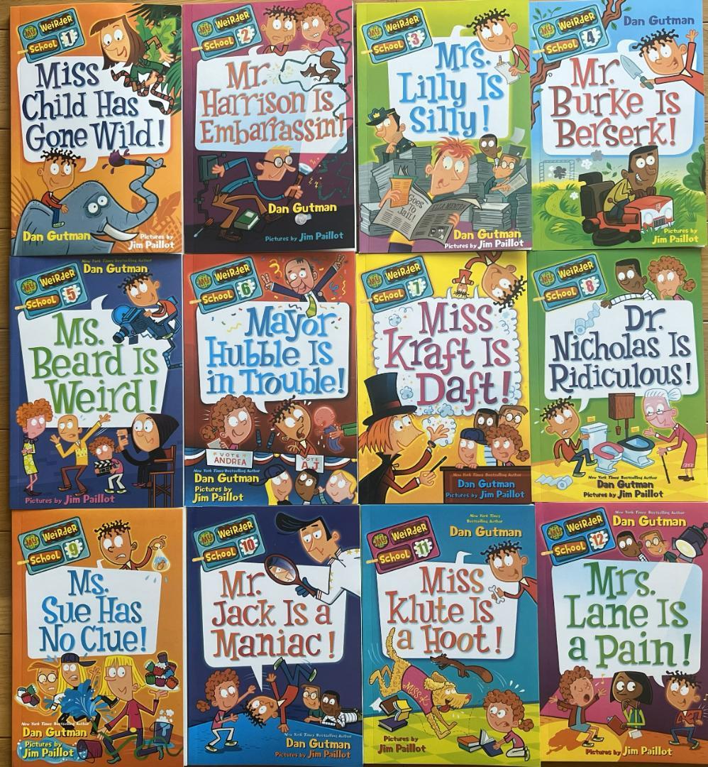 My weird school シリーズ1-5絵本69冊　57冊分音源付