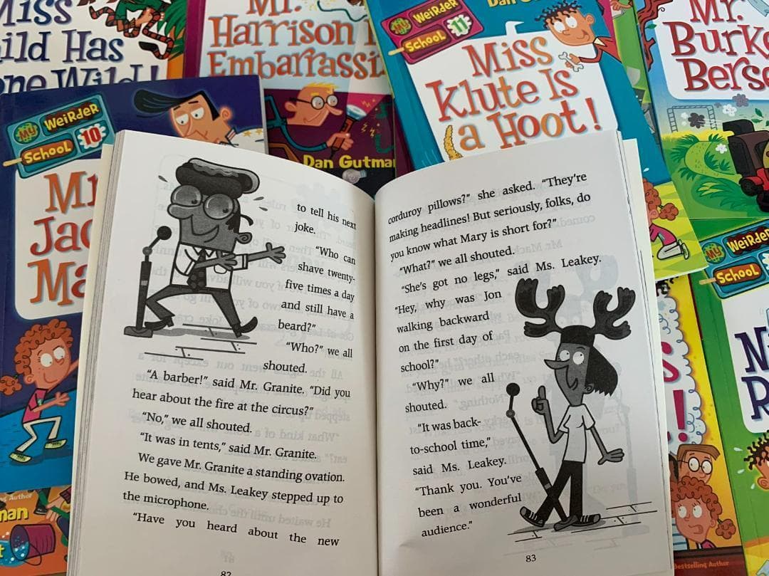 My weird school シリーズ1-5絵本69冊　57冊分音源付