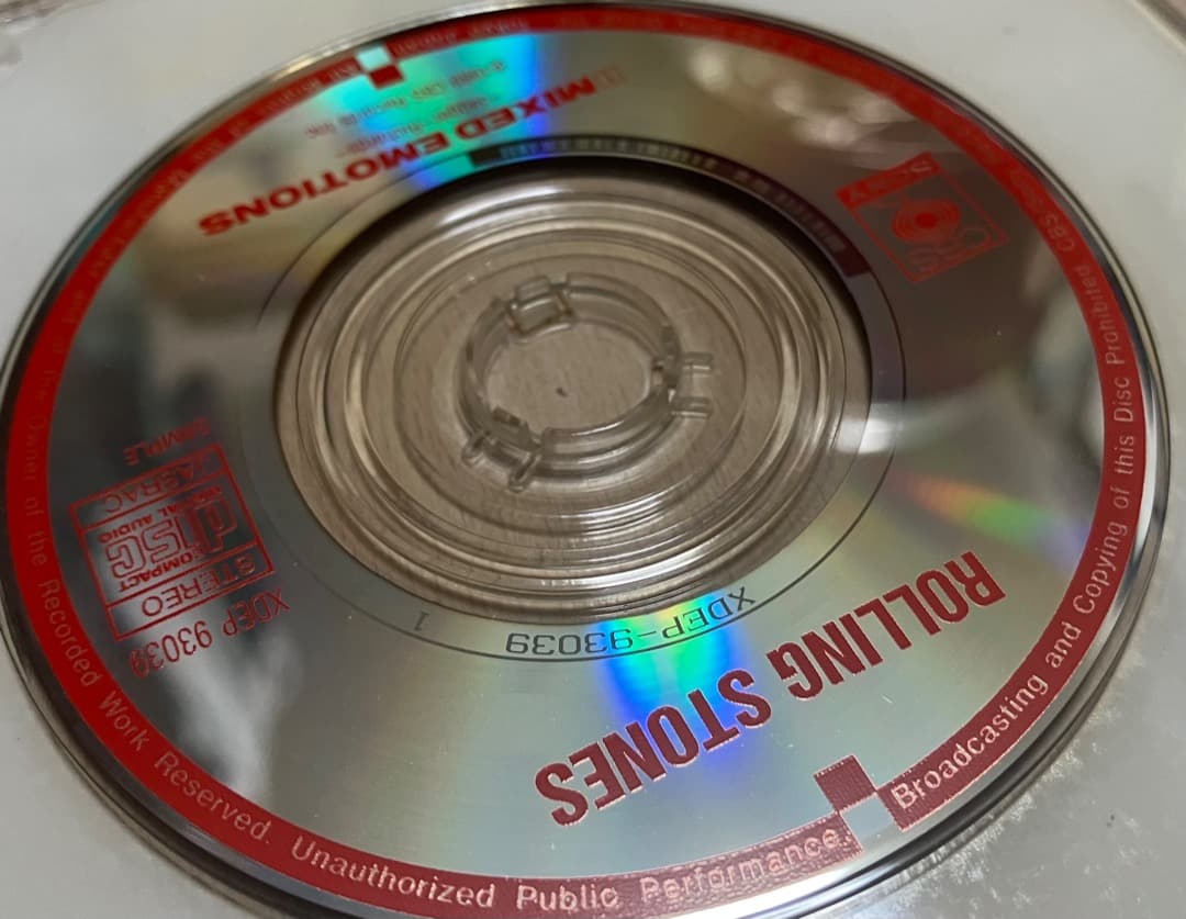 ROLLING STONES / MIXED EMOTIONS プロモ盤CD