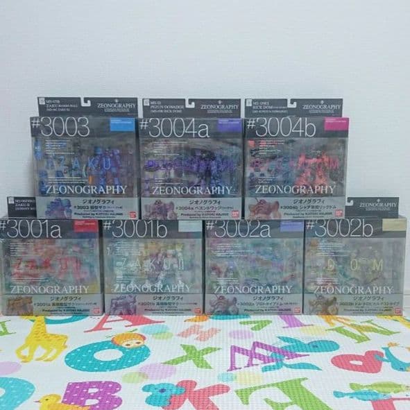 ガンダム ジオノグラフィ ZEONOGRAPHY ７種セット