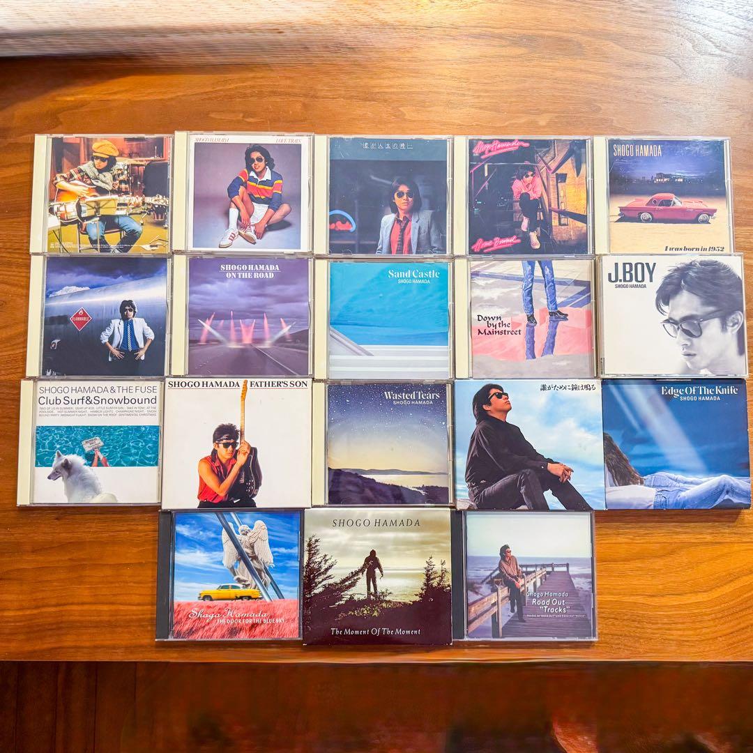 浜田省吾　アルバムCD 18枚