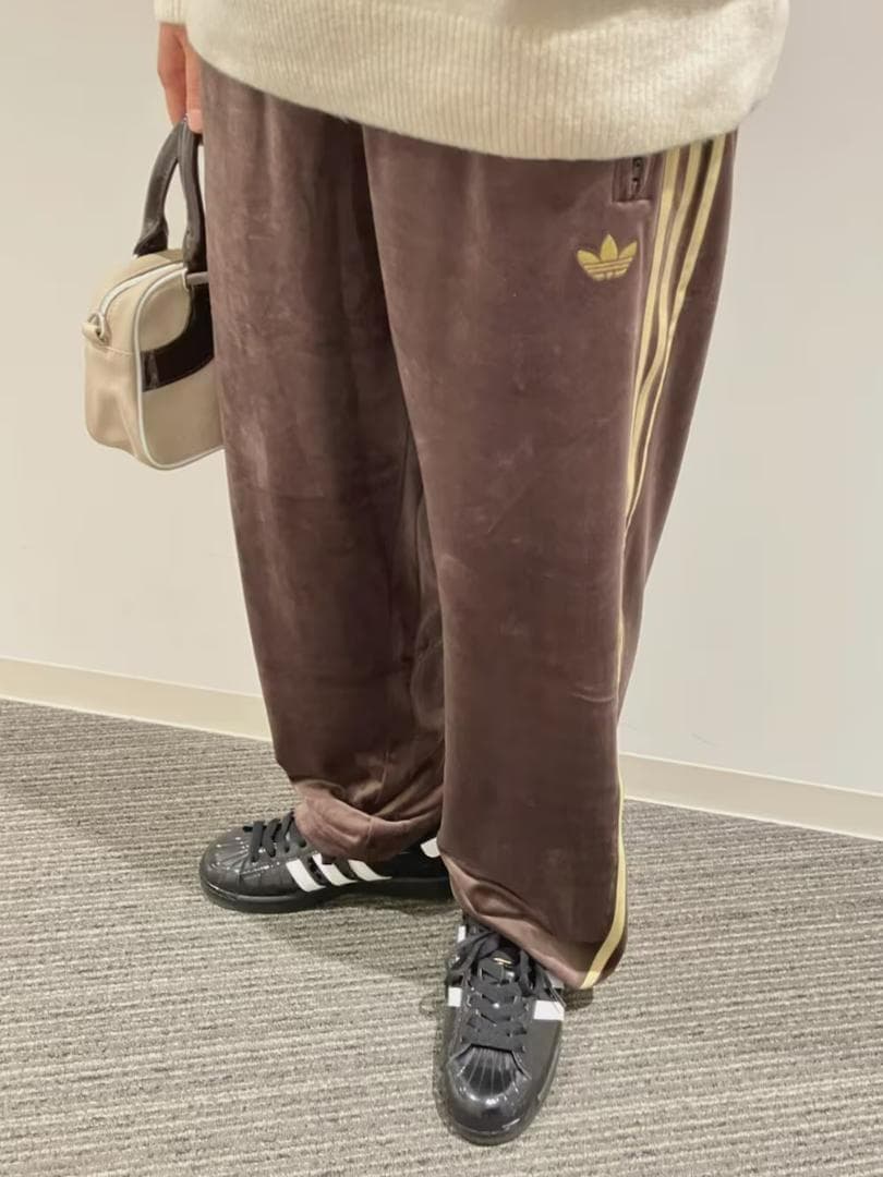 adidas originals BROWN ブラウン ジャージ 新品 M 茶