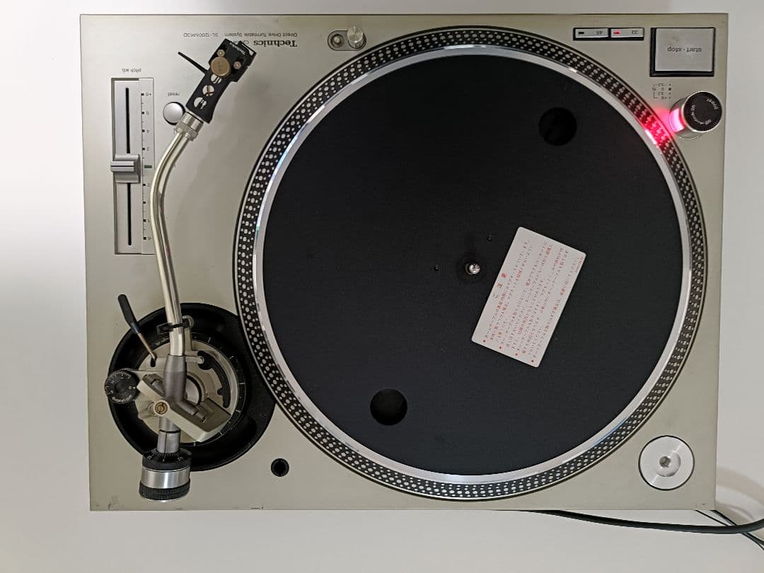 Technics SL-1200MK3D ダストカバー カートリッジ付き
