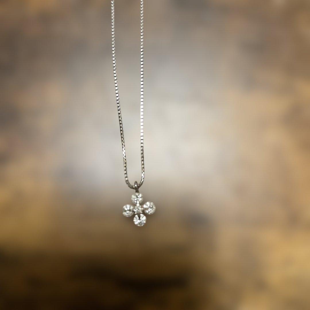 k18WGダイヤモンドネックレス