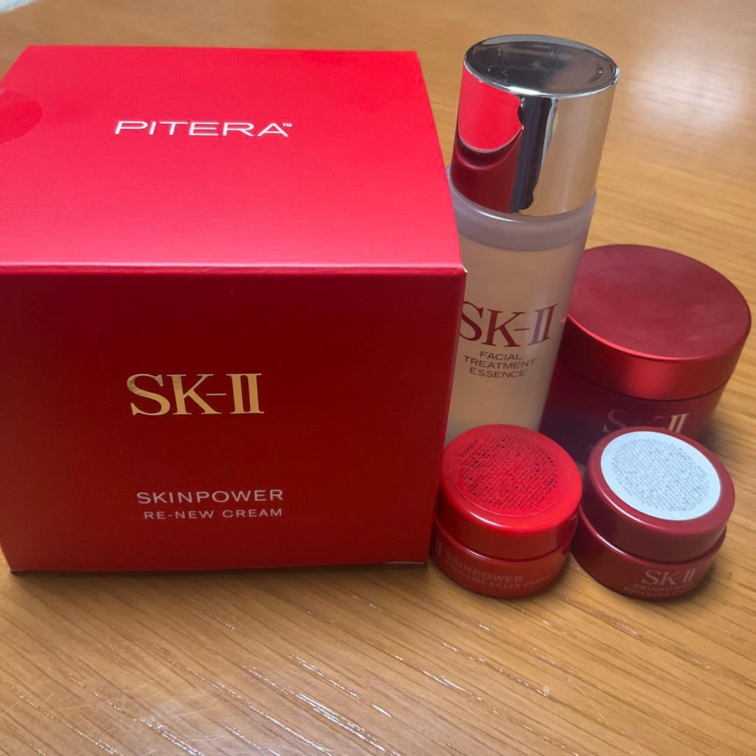SK-II スキンパワーリニュークリーム　80g サンプル4個付き