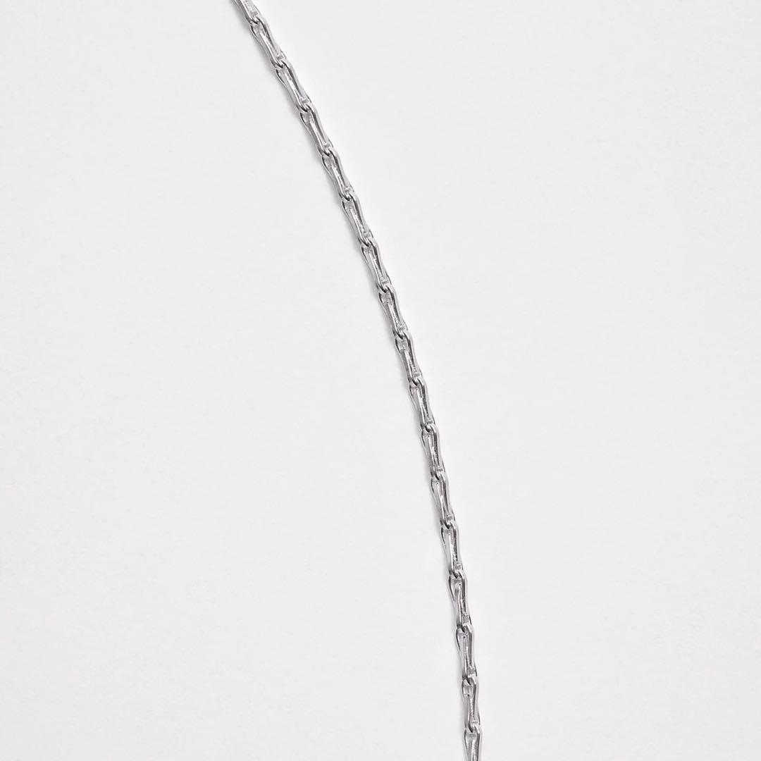 All Blues Fold necklace 42cm シルバー