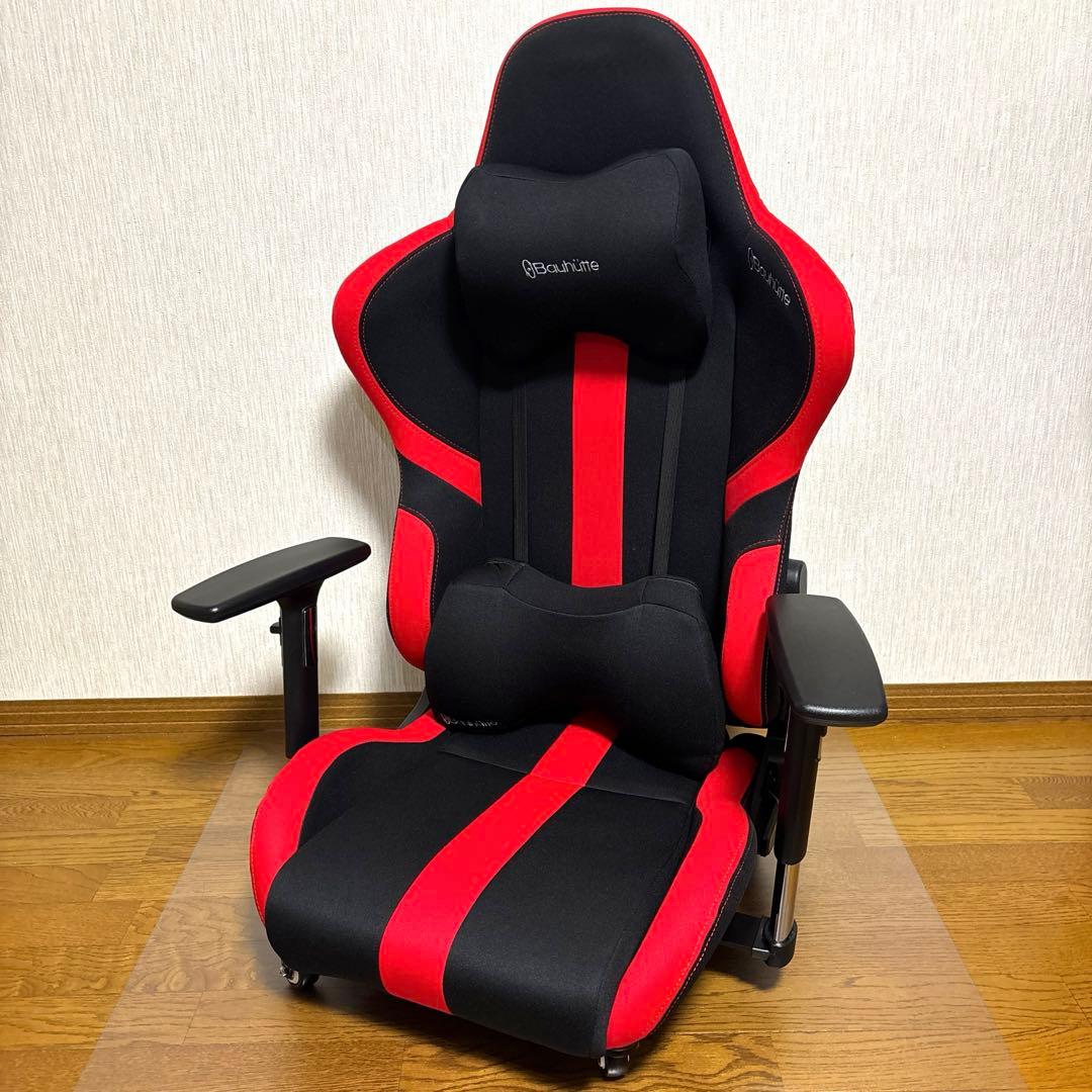 【美品】Bauhutte ゲーミング座椅子 LOC-950RR-RD
