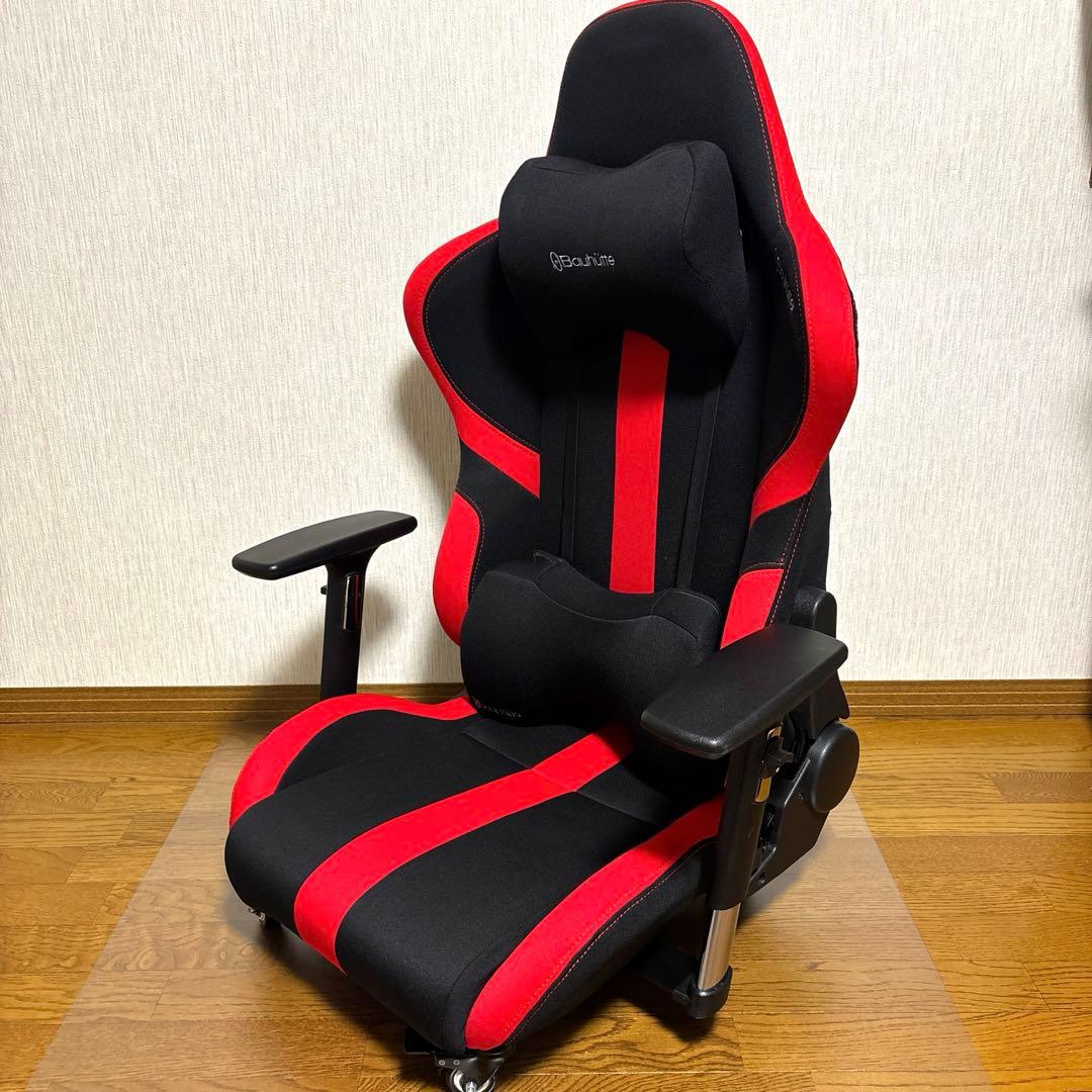 【美品】Bauhutte ゲーミング座椅子 LOC-950RR-RD