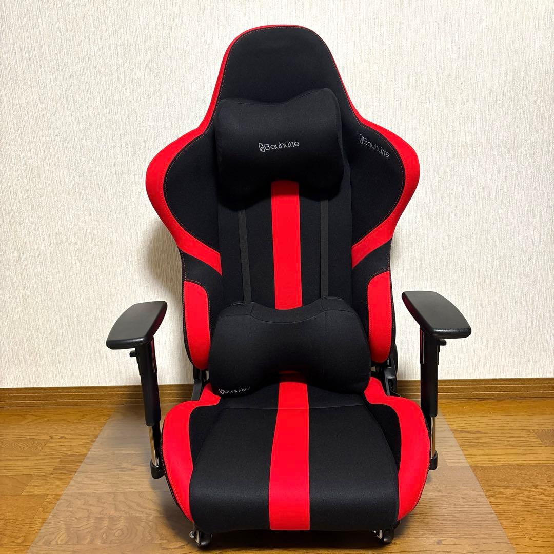 【美品】Bauhutte ゲーミング座椅子 LOC-950RR-RD