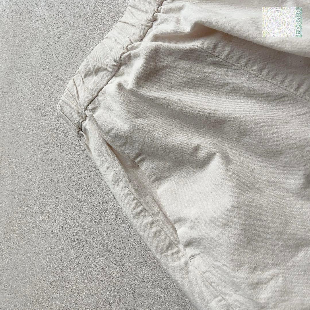 かぐれ　コットンボリュームパンツ　ホワイト　アーバンリサーチ　ゆったり　ワイド