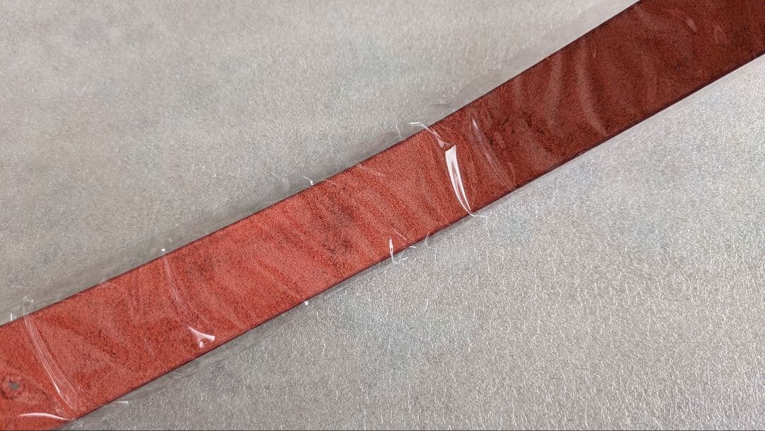 ヒステリックグラマー　赤ベルト　ロゴプリントレザーベルト　sサイズ