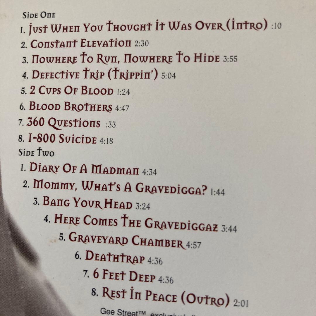 洋楽 Gravediggaz / 6Feet Deep