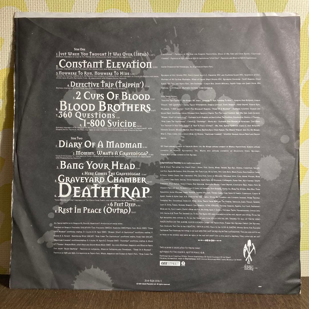 洋楽 Gravediggaz / 6Feet Deep