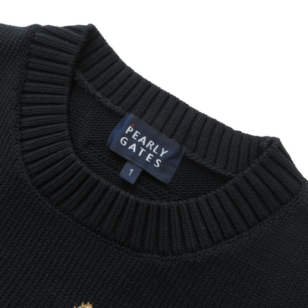 【美品】PEARLY GATES ニットセーター 1 非売品 [M7591]