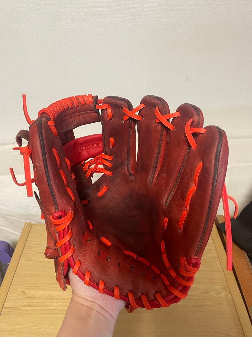 ミズノプロ硬式内野手用グローブ　リペア品