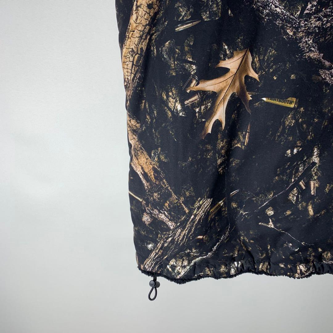 トップス TIGHTBOOTH BULLET CAMO REVERSIBLE VEST M