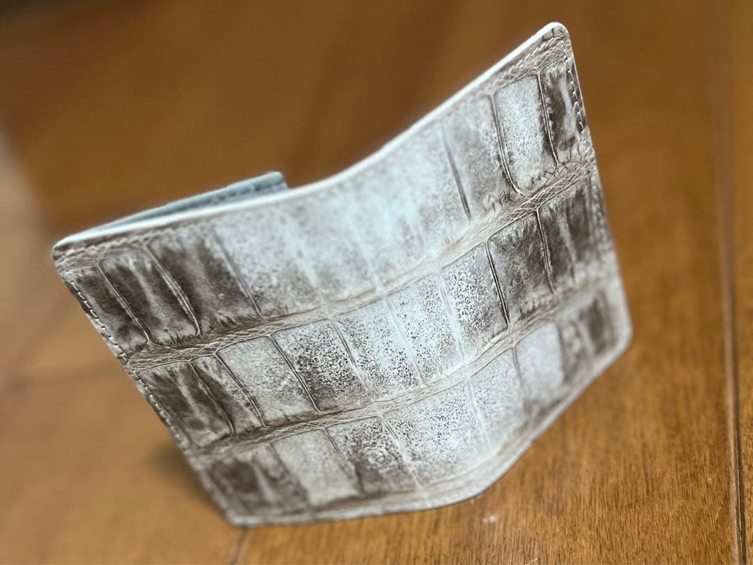 クロコダイル　名刺入れ　カード入れ　シャイニング　新品　在庫1