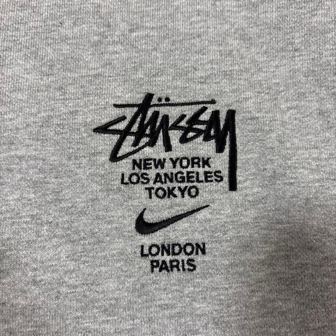 Nike Stüssy コラボ スウェット XL グレー
