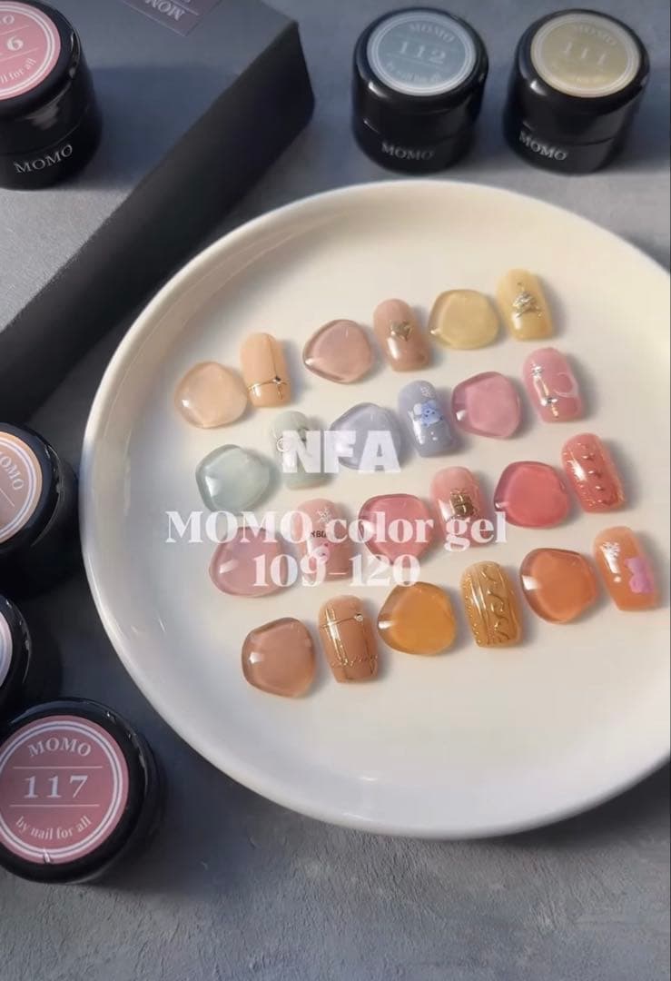 MOMO Nail カラージェル12色セット