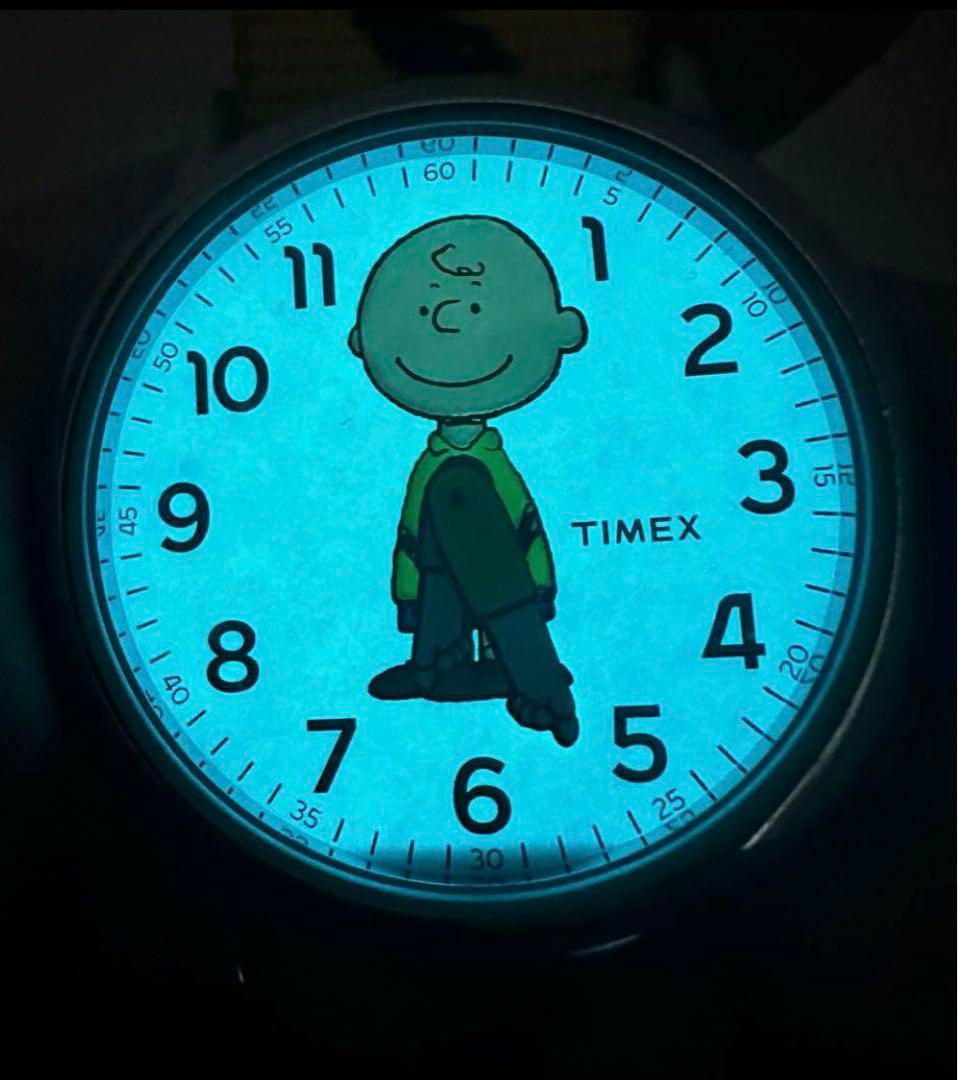 【即完売品】timex×スヌーピーコラボ　クォーツ時計　完品　チャーリーブラウン