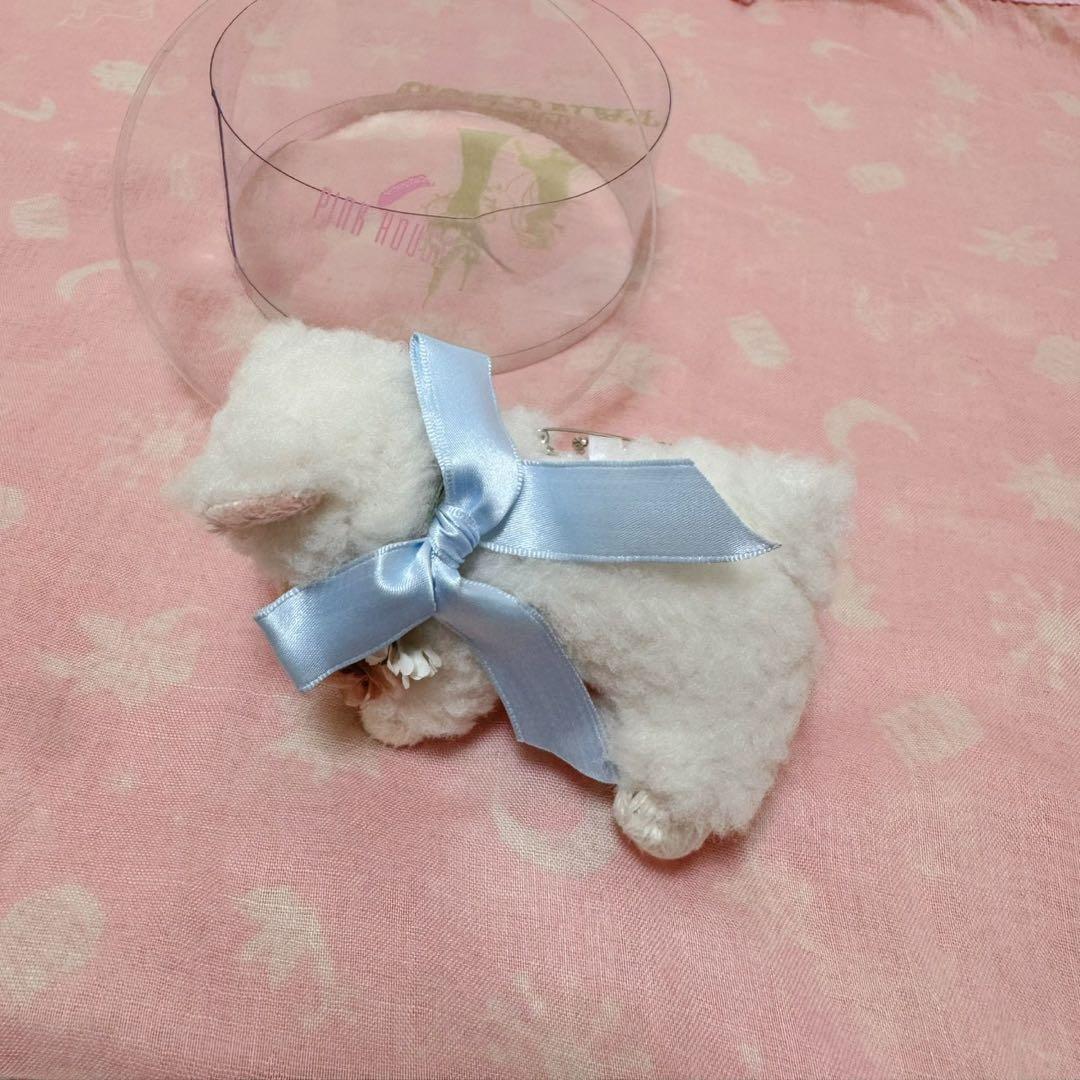 PINK HOUSE ピンクハウス ひつじぬいぐるみコサージュ