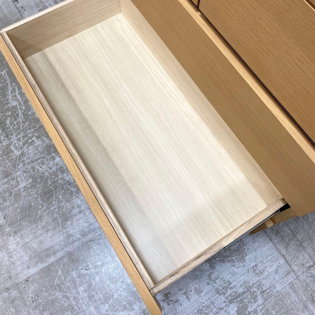 MUJI 無印良品 チェスト 引き出し 収納 4段 オーク材突板 2