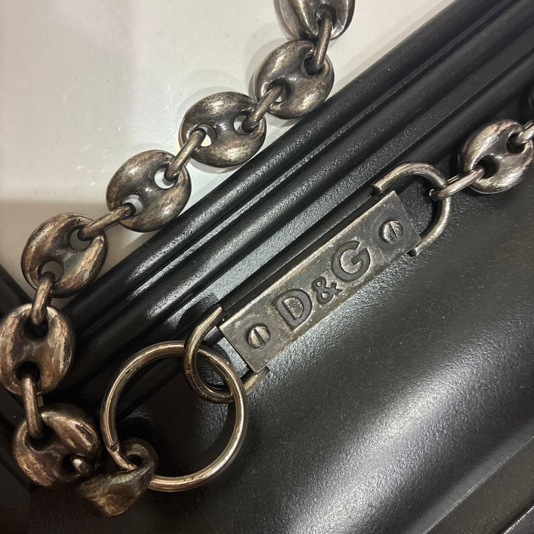 D&G ウォレットチェーン シルバー