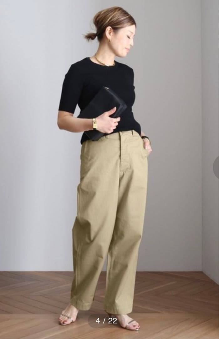 ドゥーズィエムクラス　ソーイング チョップ オールズCHINO パンツ