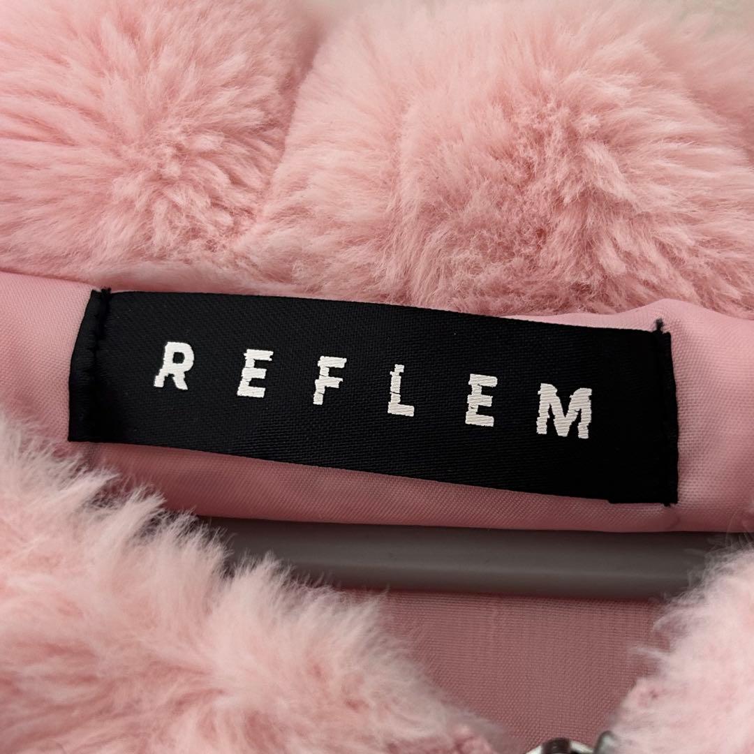 REFREM レフレム うさ耳BIGファーパーカー ピンク