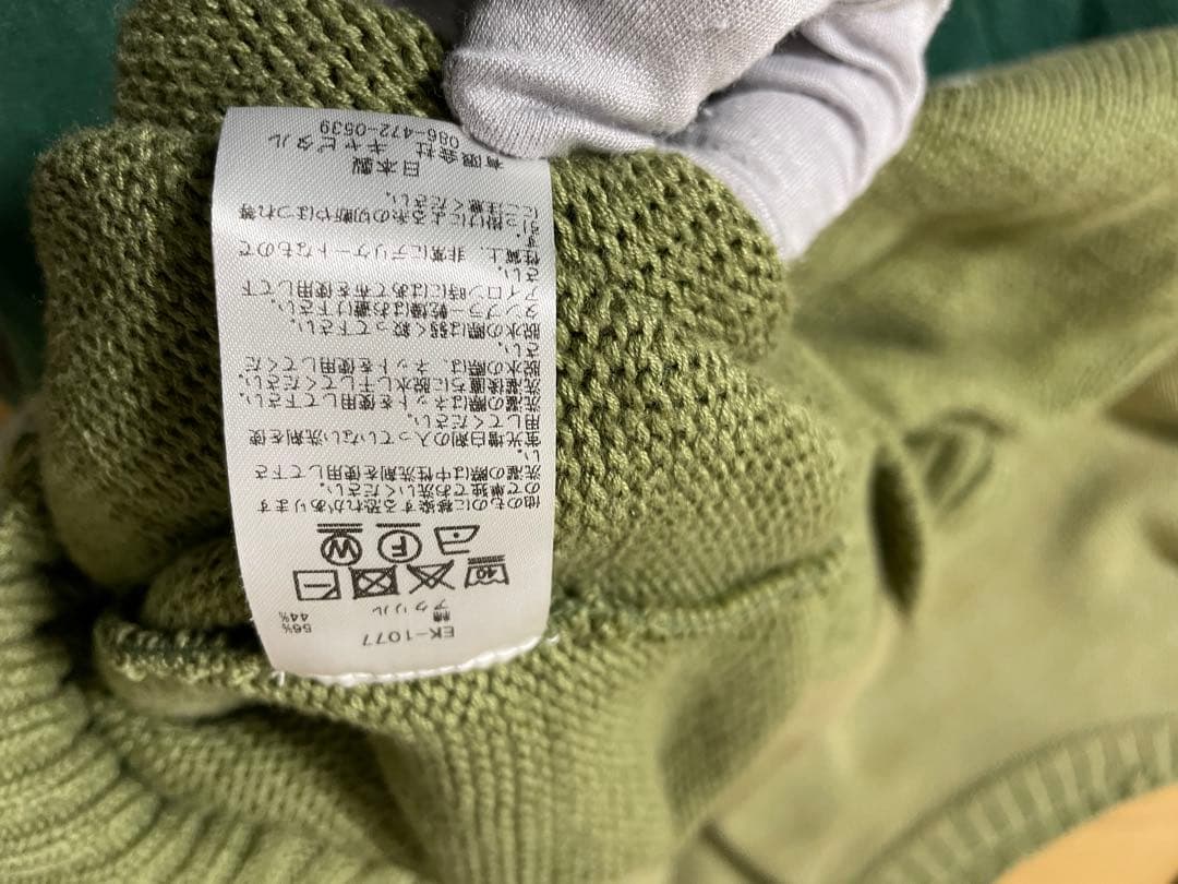 ☆正規品 KAPITAL 5G綿ニット BONEクルーセーター☆