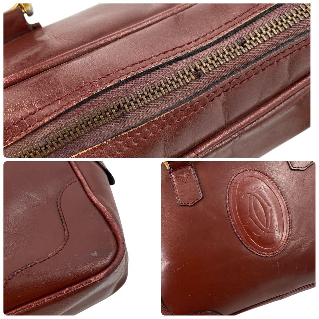 Cartier ビジネスバッグ ブリーフケース マストライン ボルドー