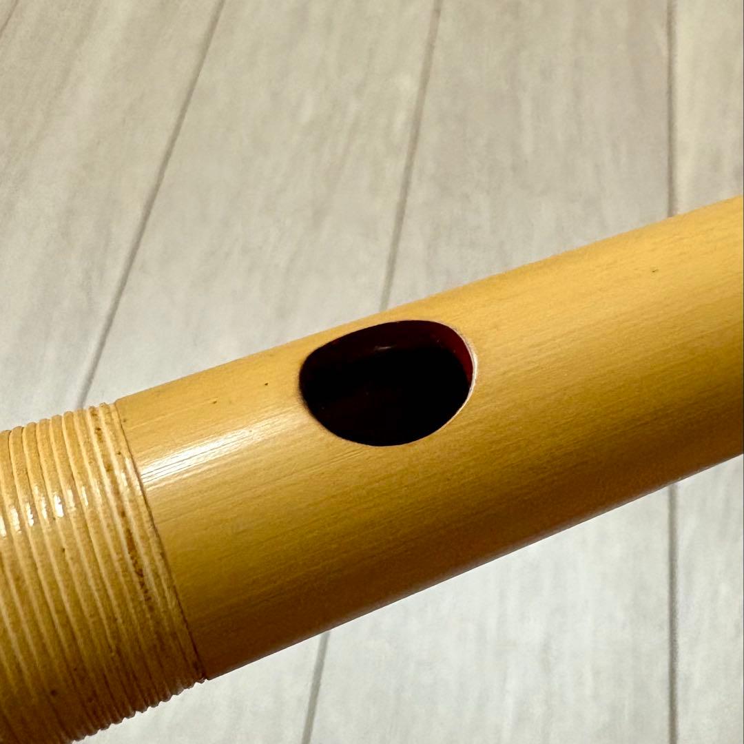 篠笛 お囃子用 獅子田 竹峰 七ッ穴四本調子 大塚竹管楽器