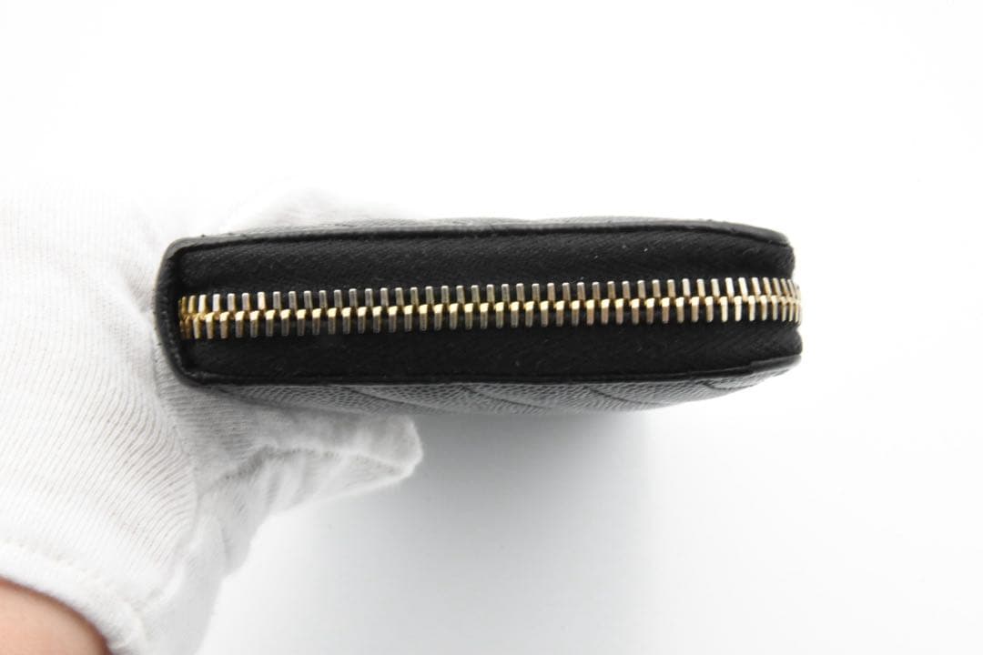 SAINT LAURENT ラウンドファスナー　カサンドラ　付属品有