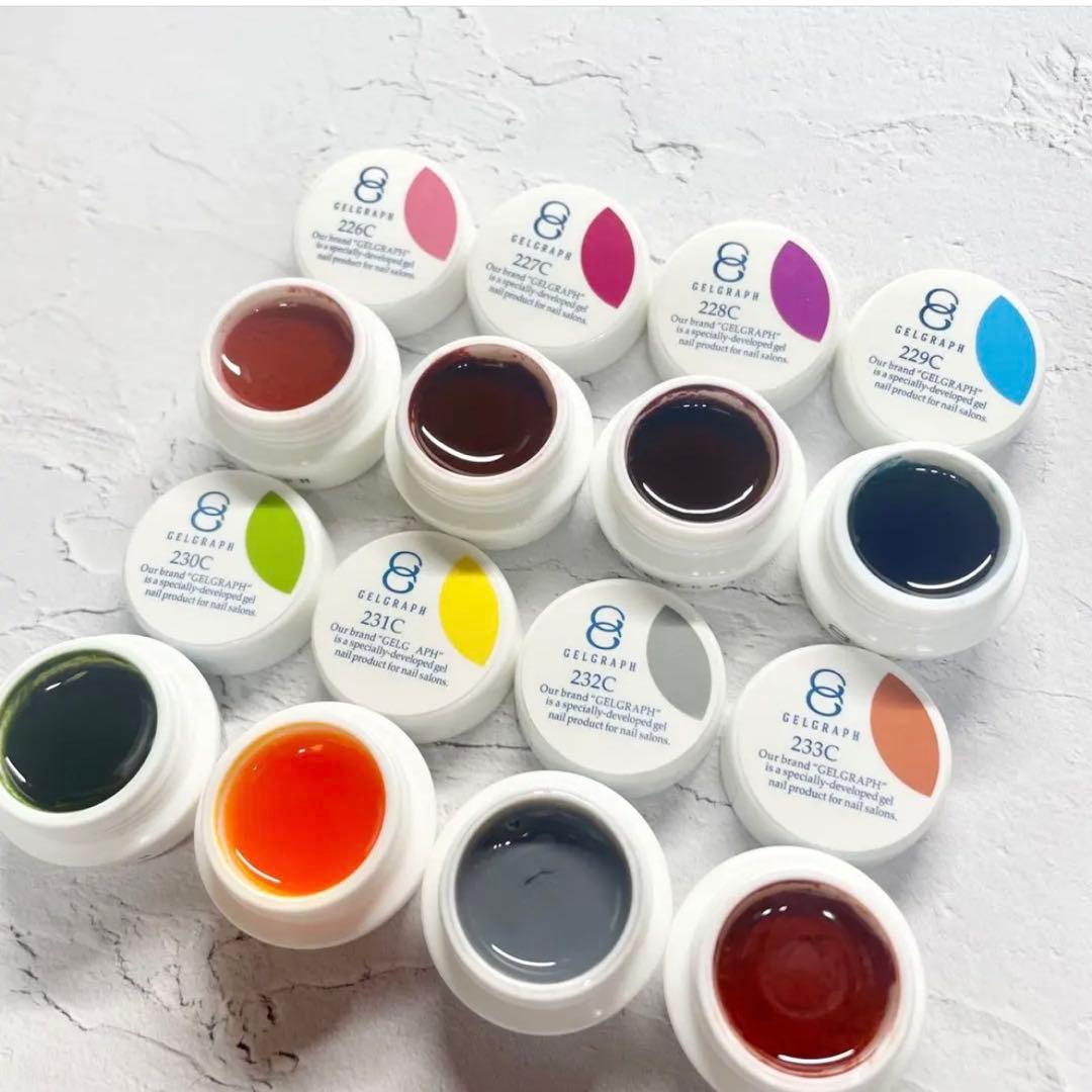 カラージェルまとめ売り　8色セット　ジェルグラフ　クリアカラー　　　　　　11
