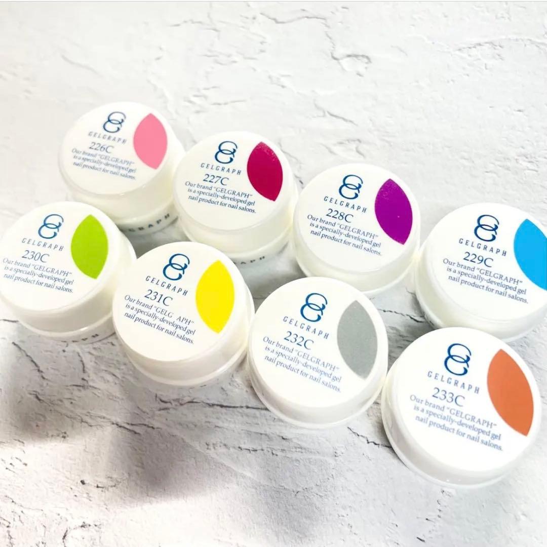 カラージェルまとめ売り　8色セット　ジェルグラフ　クリアカラー　　　　　　11