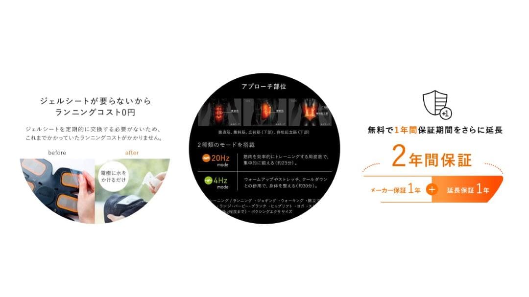 SIXPAD シックスパッド パワースーツコアベルト ブラック Mサイズ