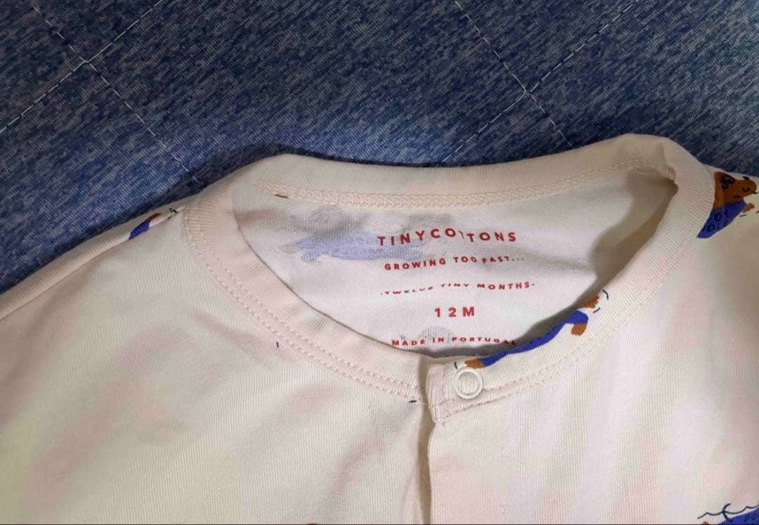 タイニーコットンズ　3点セット　犬　パンツ　ベビー　 6か月から12か月