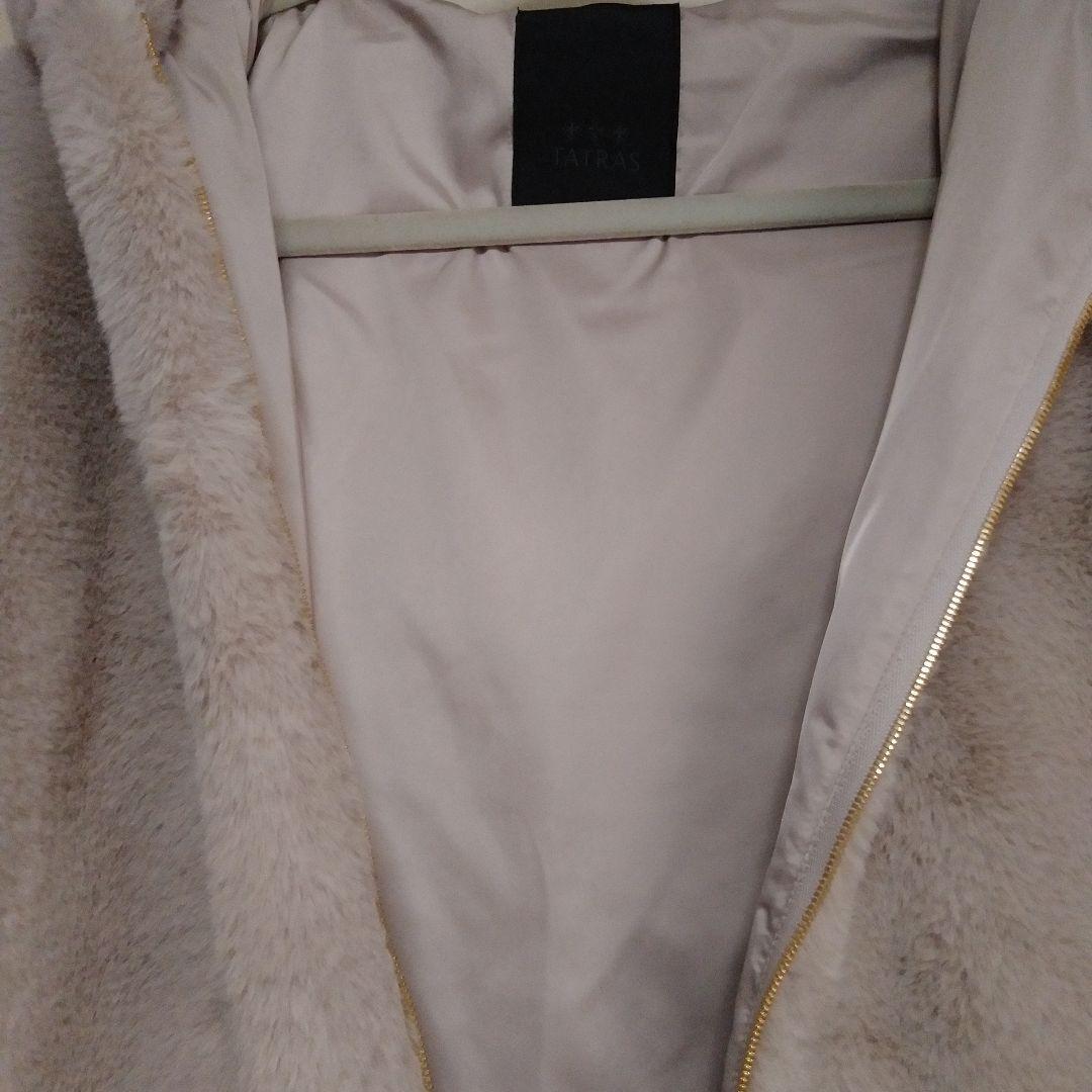 美品☆TATRASユモラYUMOLA ファーブルゾンサイズ03