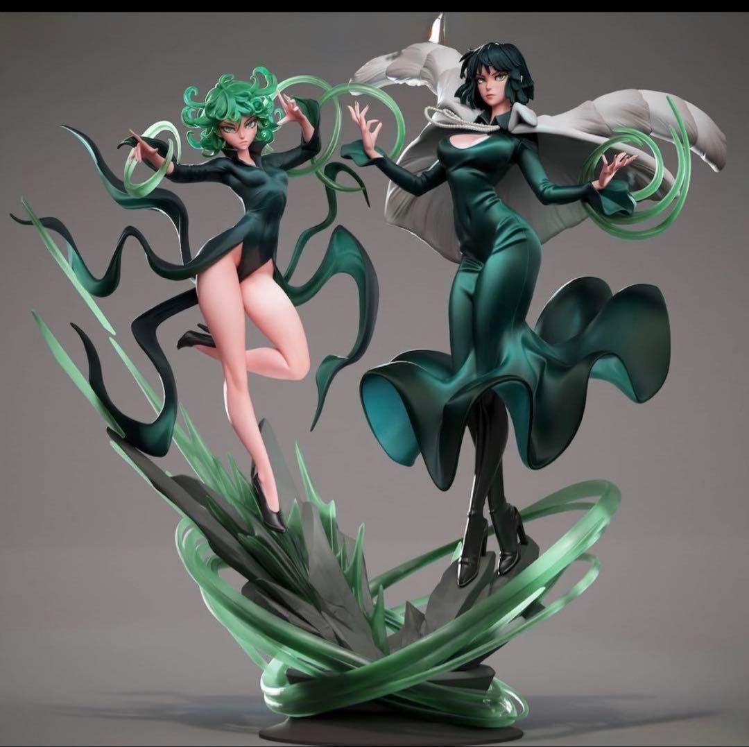 ガレージキット　ガレキ　未塗装未組立　タツマキ　ワンパンマン　美女　1/7