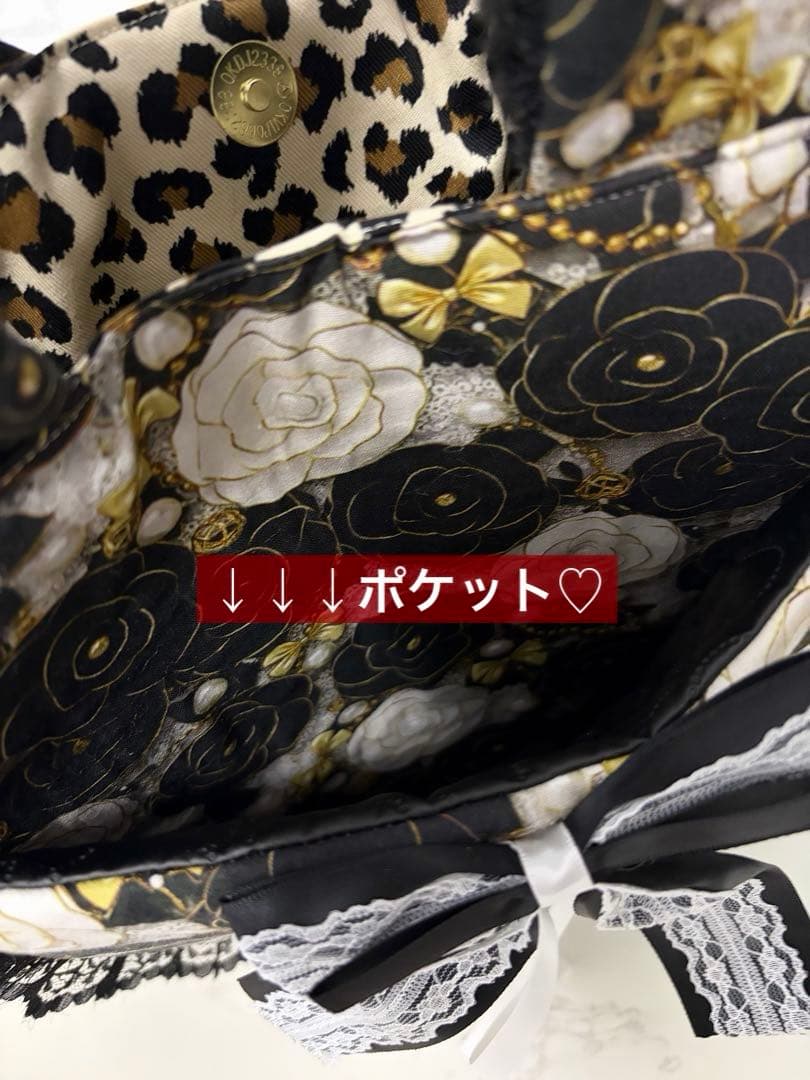 カ*ミ様 コヤンイサムチョン♡BIG黒猫ちゃん♡BIGラウンドトートバッグ